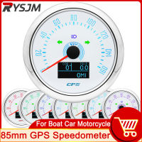 HD Marine Gauge GPS Speedometer พร้อมไฟเลี้ยว GPS เสาอากาศ Sensor สำหรับรถเรือ12V 24V 160 MPH ODO TRIP On-Board คอมพิวเตอร์รถ