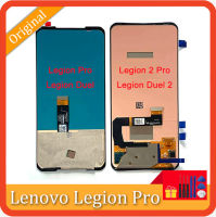 Amoled ของแท้สำหรับ Lenovo Legion Pro จอ LCD L70081 2Pro ดวล2หน้าจอ LCD จอแสดงผล + ตัวแปลงดิจิทัลสำหรับ Lenovo หน้าจอสัมผัส Lenovo LCD Legion Duel