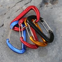 ✔❍ supply outdoor supplies aviation aluminum 7075 mountaineering hook hammock safety buckle spring simple