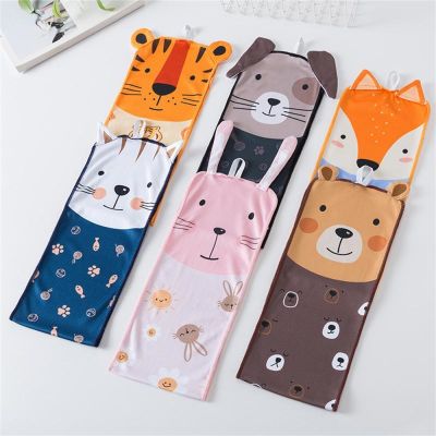 ✸✒✖ Quick-drying Towel Childrens Sports Cold Towel Quick-drying Ice Towel Cartoon Printing Childrens Sweat Wipe Wipe Sweat