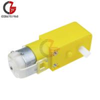 【✱2023 HOT✱】 rongjia มอเตอร์เกียร์ดีซีเพลาคู่ Dc 3V-12V เพลาคู่1:48 Motor Listrik จอ Dc สำหรับหุ่นยนต์ Arduino รถของเล่นสมาร์ทโมเดล Diy