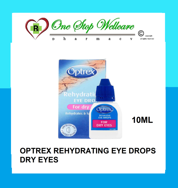 OPTREX REHYDRATING EYE DROPS DRY EYES 10ML (EXP06/2025) Lazada