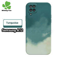 Casing For Samsung A12 Original Watercolor Back Cover