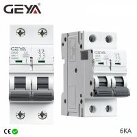 GEYA GYM9 2Pole MCB Din Rail Mini Circuit Breaker 230V 6A-63A AC Type China MCB Factory