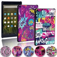 Graffiti Art Tablet Shell Cover Case for Amazon Fire 7/ HD 8/HD 10 Protective Plastic Cases for 7/8/10.1 Inch Cases Covers