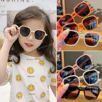 【hot sale】℡۞♣ D03 Fashion Childrens Square Sunglasses For Boys And Girls Hipster Cool Glasses UV-proof Cute Baby Sun shade Sunglasses