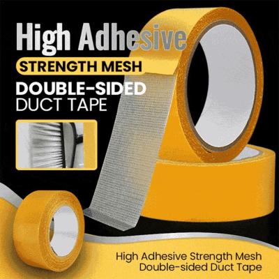 3PC Double Sided Cloth Base Tape Translucent Mesh Waterproof Super Traceless High Viscosity Carpet Adhesive Strong Fixation Tape Adhesives  Tape