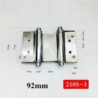ในความต้องการ2ชิ้น/ล็อตบานพับประตูสแตนเลสประตูบานพับที่หยุดประตูติดผนังสองด้านบานพับเปิดขาสปริง92Mm/119Mm/144.5Mm/170Mm/192Mm