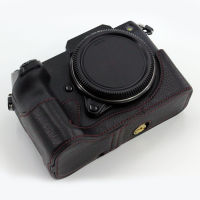 เคสสำหรับ Fuji GFX 100S/50S II กล้องฟิล์มฟูจิหนังแท้แท้ปกป้องมือจับแบบครึ่งตัว