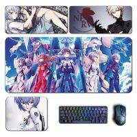 ♗✒✘ Anime Eva Large Mouse Pads Ayanami Rei Nagisa Kaworu Mousepads Computer Laptop Gamer Pad Manga PC Gaming Accessories Desk Mats