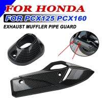 สำหรับฮอนด้า PCX125 PCX160 2021-2023อุปกรณ์เสริมรถจักรยานยนต์การป้องกันท่อไอเสียฝาครอบป้องกันมัณฑนากร Port ฝาครอบป้องกัน