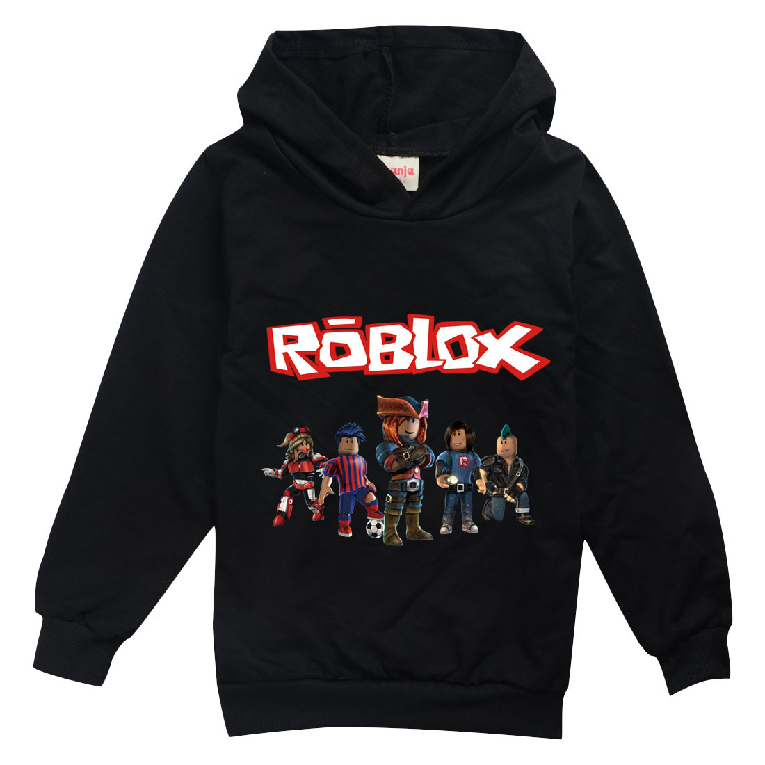 Rob-l-ox Hoodies For Kids 3d Print Cartoon Hoodie Boys Girls Pullover Sweatshirts Teen Fashion Tops 