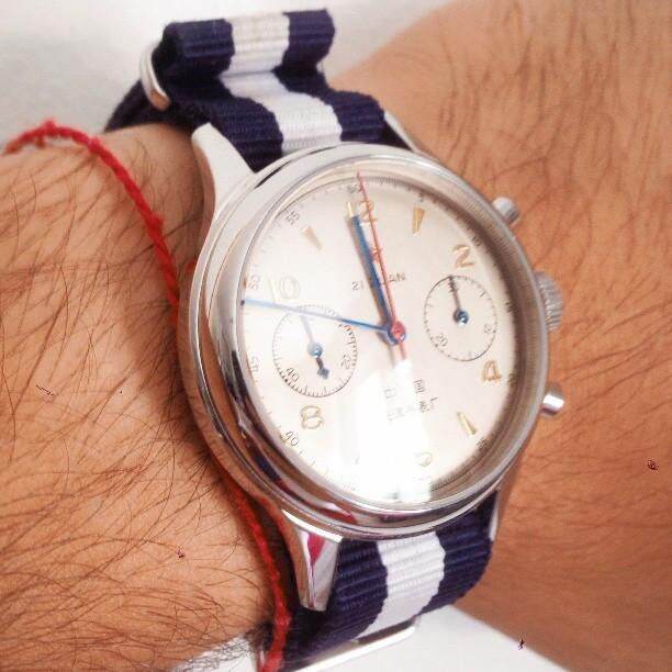 สายนาโต้-nato-strap-navy-and-white-sาคาต่อชิ้น-เฉพาะตัวที่ระบุว่าจัดเซทถึงขายเป็นชุด