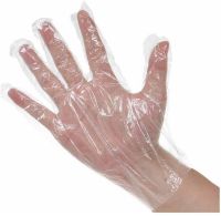 100 Pcs BPA Free Disposable Clear Thin Film Poly PE Gloves Food Service Cooking and Cleaning Hybrid Stretch Safety Glove