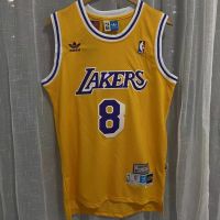 NBA͛ retro jersey lake w people 8 clover mesh embroidered large size jacket blue ball suit mens yellow purple