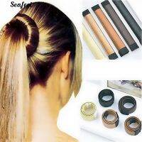 ทำผม DIY ใส่สไตล์ Donut Bun Maker บิดผมสังเคราะห์อุปกรณ์เสริม Magic Tool QC8191714