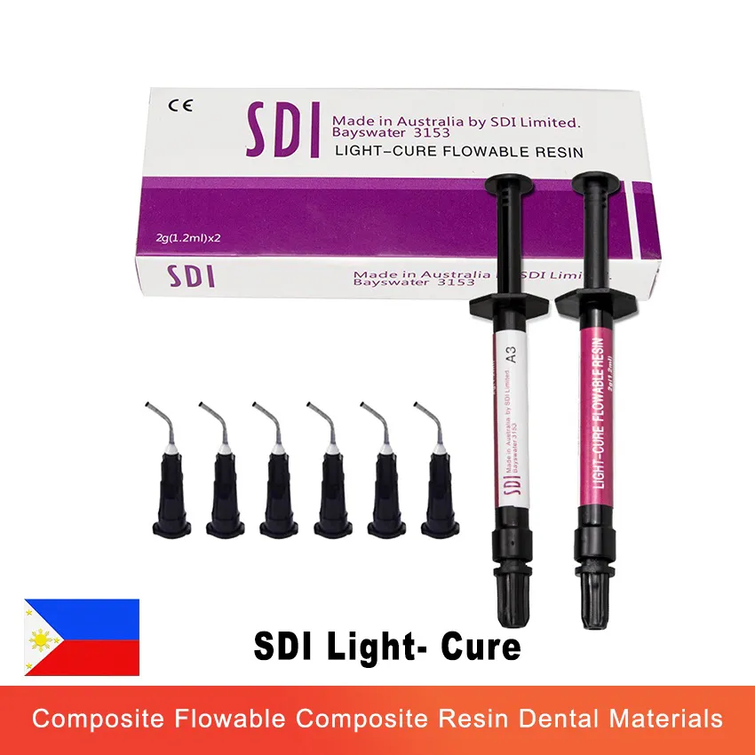 Dental SDI Composite Resin Flowable Light Cure Flow Curing Deliery