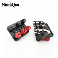 1pcs WP External Banana jack 6Pin Speaker Amplifier Wire Clip Audio Socket WP6 6 Pole Spring Terminal Switch