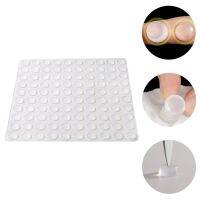 50 Pcs Anti-collision Stickers Fridge Drawer Silicone Adhesive Door Pads Protector Self Silica Gel Bumper Cabinet Stopper Wall Decorative Door Stops