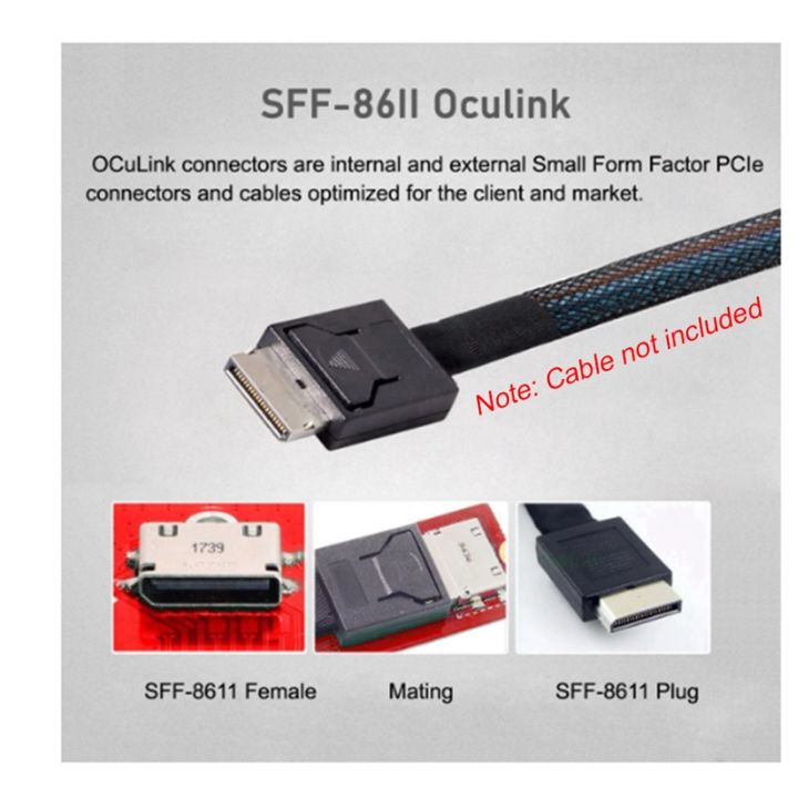 pcie-to-sff-8611-adapter-oculink-sff-8611-to-pcie-pci-express-16x-4x-adapter-with-sata-power-port-for-mainboard-graphics