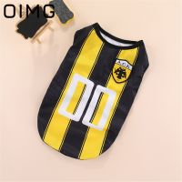 OIMG Football Jersey For Medium Large Dogs Clothes Samoyed Golden Retriever Breathable Soccer Pet Shirt Puppy Football Equipment Clothing Shoes Access