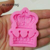 1Pcs Crowns Princess Queen 3D Silicone Mold Fondant Cake Decorating Tools chocolate Kitchen baking accessories D0761 Bread Cake  Cookie Accessories