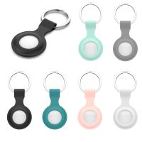 ✁✢☄ For Apple Airtags Case Silicone Protective Sleeve For Air Tags Anti-Lost Anti-Fall Anti-Scratch Device Keychain Protective Cover