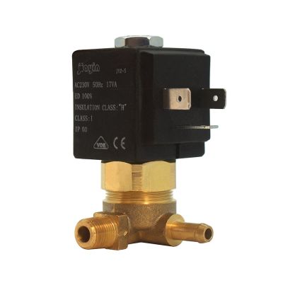 JIAYIN JYZ-5 2 Way AC 230V 50Hz G1/8" Normally Closed Steam Generator Iron Gas Solenoid Water Valve for GC9660 / GC9630 / GC9620 Valves