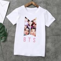 BTS Kids T Shirt Children Boys Girls Unisex BT21 Korea Fashion T-shirt 1-12Y
