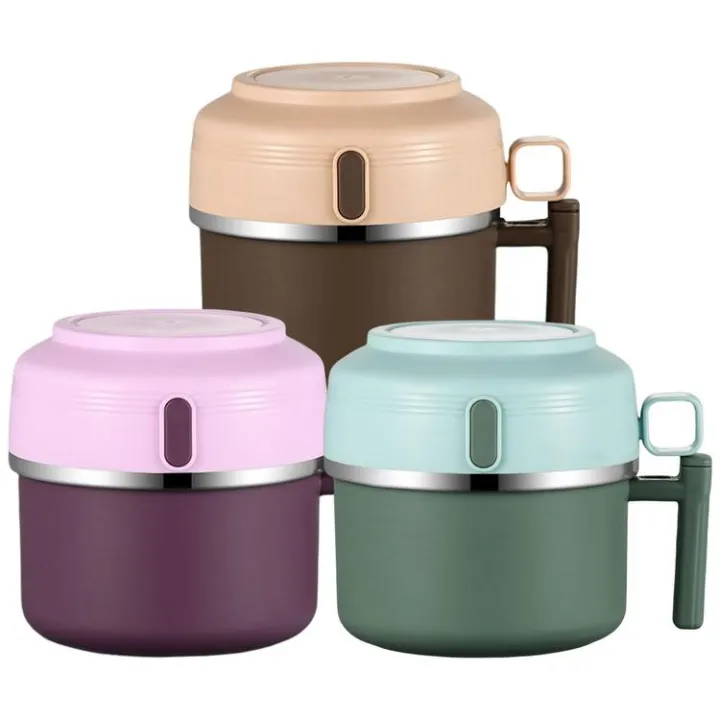 Hot Lunch Container Leak Proof Stainless Steel Insulated Bowl with