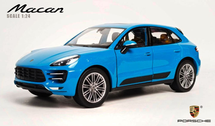 โมเดลรถพอร์ช-porsche-macan-turbo-scale1-24-welly-โมเดลรถเหล็กพอร์ช