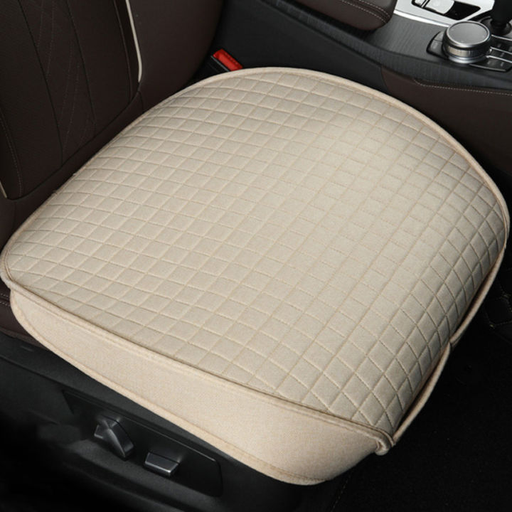 sarung-jok-mobil-ผ้าลินินผ้าคลุมเบาะนั่งล้อมรอบแน่นเต็มรูปแบบเก้าอี้ด้านหน้าที่ป้องกันรถยนต์อุปกรณ์ตกแต่งรถยนต์สากล