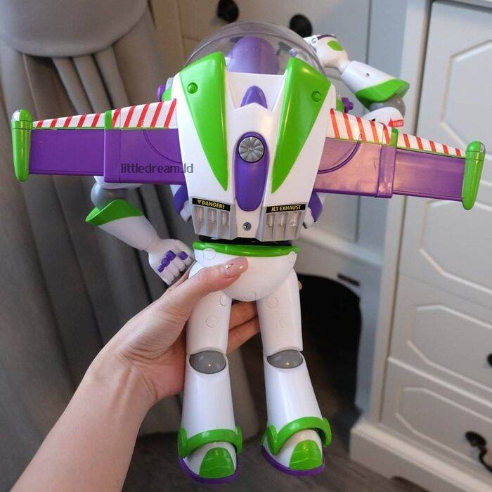 พร้อมส่ง-buzzlightyear-v-2-กางปีกได้-มีไฟ-มีเสียง-พูดได้-ขยับได้-12นิ้ว-ตัวใหญ่-ลูกค้าทุกคนมีส่วนลดสูงสุด-200-บาท