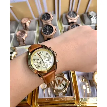 Michael Kors Bradshaw Chronograph Brown Leather Ladies Watch MK5629  Womens Fashion Watches  Accessories Watches on Carousell
