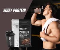 V WHEY PROTEIN DARK CHOCOLATE วี เวย์โปรตีน สูตรช๊อกโกแล็ต เพิ่มมวลกล้ามเนื้อ เสริมสร้างกล้ามเนื้อ เวทเทรนนิ่ง คาร์ดิโอ