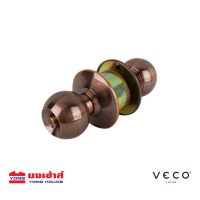 VECO ลูกบิดห้องทั่วไป ลูกบิดประตู ลูกจันทน์ 3691-AC-ET ทองแดงรมดำ