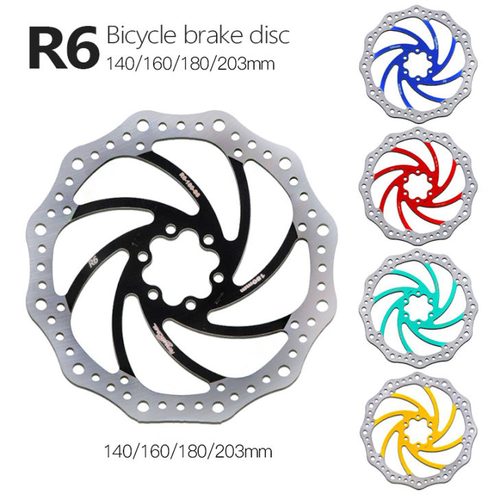 r6-r7ดิสก์เบรก-mtb-160-180มิลลิเมตรโรเตอร์ไฮดรอลิสำหรับจักรยานกรรไกรกลจักรยานเสือภูเขาด้านหน้าดิสก์เบรกไฮดรอลิ