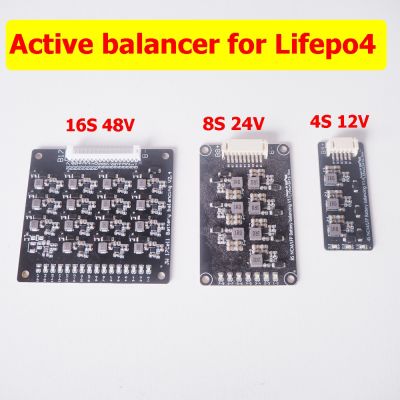 Active Balancer บอร์ดเเอคทีฟบาลานซ์ 4S / 8S / 16S 1.2A สำหรับแบตเตอรี่ Lifepo4