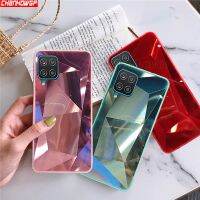 【Lao Zhang Fashion Cosplay】เคส A12 Samsung เพชรขนาด6.5นิ้ว,เคสโทรศัพท์กระจกเพชร3D ขนาด5ก. ฝาหลังกันชน TPU อ่อน12นิ้ว