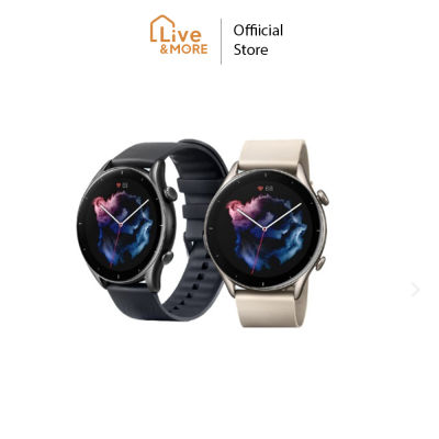 [มีประกัน] Amazfit อเมซฟิต GTR 3 Waterproof Smartwatch วัดออกซิเจนในเลือด วัดอัตราการเต้นของหัวใจวัดชีพจร