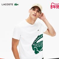 COD Mens and womens same style LACO STE fashion casual round neck printed short-sleeved T-shirt collar + tag_03