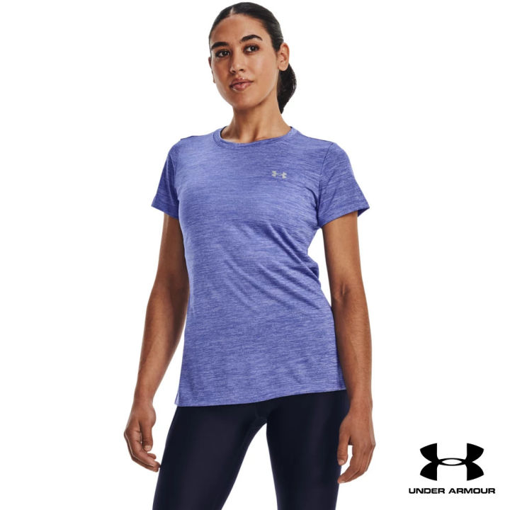 under-armour-ua-womens-tech-twist-t-shirt-อันเดอร์-อาร์เมอร์-เสื้อออกกำลังกายสำหรับเทรนนิ่ง-สำหรับผู้หญิง