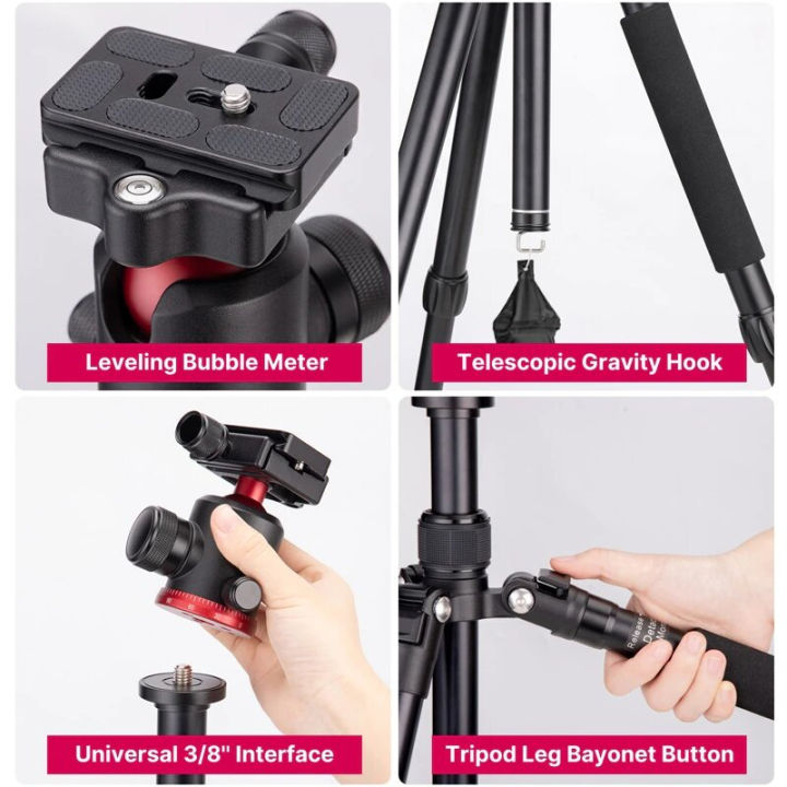 ขาตั้งกล้อง-ulanzi-ombra-travel-tripod-สำหรับถ่ายภาพ-ถ่าย-video-วัสดุเป็นอลูมิเนียม