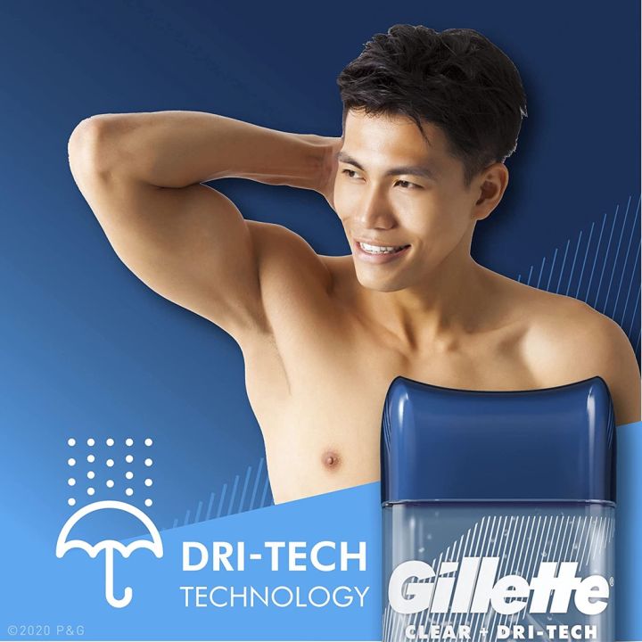 gillette-clear-gel-cool-wave-ยิลเลตต์-เคลียร์เจล-คูลเวฟ-ระงับกลิ่นกายใต้วงแขน-ขนาดใหญ่-3-8oz-107g