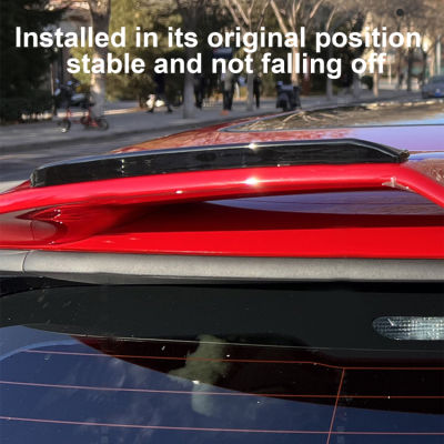 ครีบสปอยเลอร์ด้านหลังต่อสำหรับสปอยเลอร์ขนาดเล็ก F56 F55 2014 + S/jcw สีดำคาร์บอนไฟเบอร์สีแดงแต่งชิ้นส่วนรถยนต์