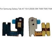 Azqqlbw 10pcs / lot ไมโครโฟนสําหรับ Samsung Galaxy Tab A7 10.4 (2020) SM-T500 T505 T500 อะไหล่ซ่อมเครื่องส่งสัญญาณ