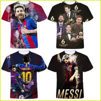 2022 New Arrival Popular Lionel Messi T Shirt Men Women Soccer stars 3D Print Fashion Short Sleeve Tshirt