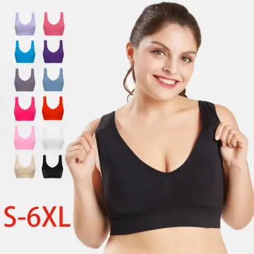 Women's Seamless No Pad Brassiere Chest Sleep Wireless Yoga Sports Vest Plus  Size Top Cotton Bralette Bra - China Bra and Underwear price
