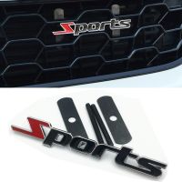 Hot New 1 Piece 3D Metal Universal Auto Front Emblem For Sports Logo For  Toyota Car Front Grille Emblem Badge Sticker Styling Accessories