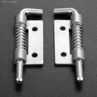 ■❡✐ 2 Pcs Stainless Steel Spring Barrel Bolt Latch Hinge Industrial Cabinet Welding Distribution Cabinet Spring Bolt Hinges 53x18mm